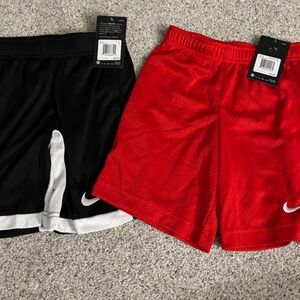 Nike boys size 6 Athletic Shorts - Black & Red